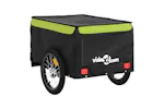 Vidaxl Bike Trailer Black And Green 45 Kg Iron Vidaxl Bike Trailer Black And Green 45 Kg Iron