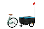 Vidaxl Bike Trailer Black And Blue 45 Kg Iron Vidaxl Bike Trailer Black And Blue 45 Kg Iron