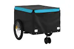 Vidaxl Bike Trailer Black And Blue 45 Kg Iron Vidaxl Bike Trailer Black And Blue 45 Kg Iron
