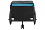 Vidaxl Bike Trailer Black And Blue 45 Kg Iron Vidaxl Bike Trailer Black And Blue 45 Kg Iron