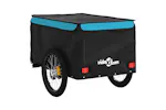 Vidaxl Bike Trailer Black And Blue 45 Kg Iron Vidaxl Bike Trailer Black And Blue 45 Kg Iron
