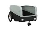 Vidaxl Bike Trailer Black And Grey 45 Kg Iron Vidaxl Bike Trailer Black And Grey 45 Kg Iron