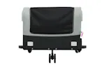 Vidaxl Bike Trailer Black And Grey 45 Kg Iron Vidaxl Bike Trailer Black And Grey 45 Kg Iron