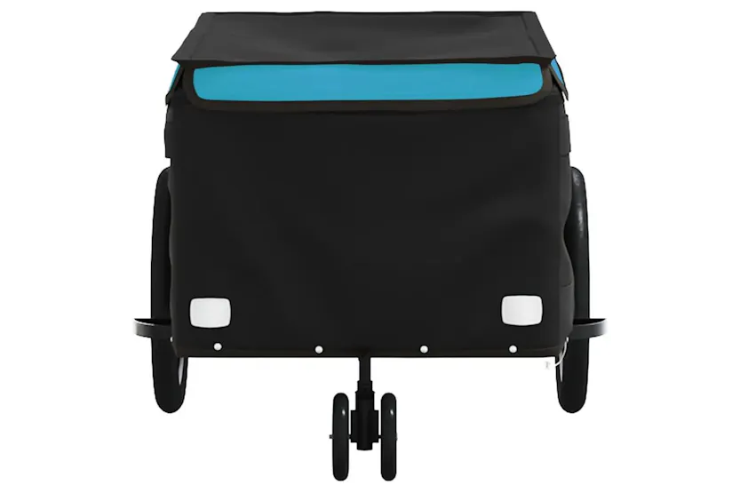 Vidaxl Bike Trailer Black And Blue 30 Kg Iron Vidaxl Bike Trailer Black And Blue 30 Kg Iron
