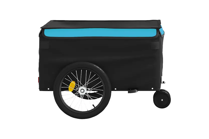 Vidaxl Bike Trailer Black And Blue 30 Kg Iron Vidaxl Bike Trailer Black And Blue 30 Kg Iron