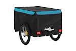 Vidaxl Bike Trailer Black And Blue 30 Kg Iron Vidaxl Bike Trailer Black And Blue 30 Kg Iron