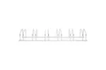 Vidaxl Bike Rack For 6 Bikes Galvanised Steel Vidaxl Bike Rack For 6 Bikes Galvanised Steel