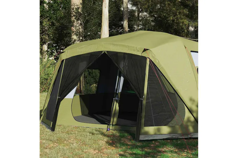 Vidaxl Family Tent 10-person Green Quick Release Waterproof Vidaxl Family Tent 10-person Green Quick Release Waterproof