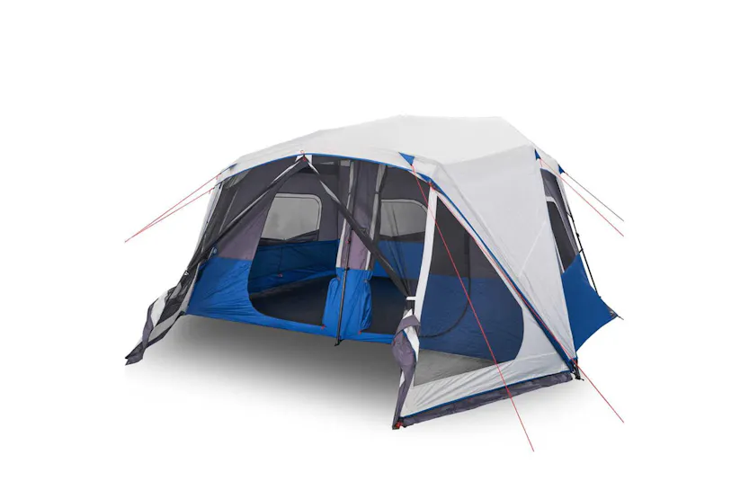 Vidaxl Family Tent With Led 10-person Light Blue Quick Release Vidaxl Family Tent With Led 10-person Light Blue Quick Release