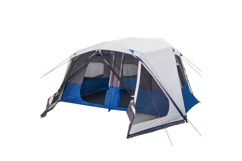 Vidaxl Family Tent With Led 10-person Light Blue Quick Release Vidaxl Family Tent With Led 10-person Light Blue Quick Release