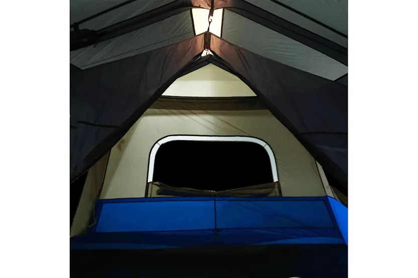 Vidaxl Family Tent With Led 10-person Light Blue Quick Release Vidaxl Family Tent With Led 10-person Light Blue Quick Release