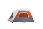 Vidaxl Family Tent With Led 10-person Light Grey And Orange Quick Release Vidaxl Family Tent With Led 10-person Light Grey And Orange Quick Release