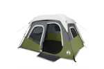 Vidaxl Family Tent With Led 6-person Light Green Quick Release Vidaxl Family Tent With Led 6-person Light Green Quick Release