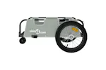 Vidaxl Bike Trailer Grey Oxford Fabric And Iron Vidaxl Bike Trailer Grey Oxford Fabric And Iron