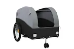 Vidaxl Bike Trailer Black And Grey 45 Kg Iron Vidaxl Bike Trailer Black And Grey 45 Kg Iron