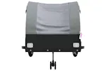 Vidaxl Bike Trailer Black And Grey 45 Kg Iron Vidaxl Bike Trailer Black And Grey 45 Kg Iron