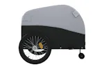 Vidaxl Bike Trailer Black And Grey 45 Kg Iron Vidaxl Bike Trailer Black And Grey 45 Kg Iron