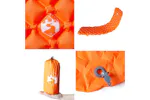 Vidaxl Inflating Camping Mattress 1-person Orange 190x58x6 Cm Vidaxl Inflating Camping Mattress 1-person Orange 190x58x6 Cm