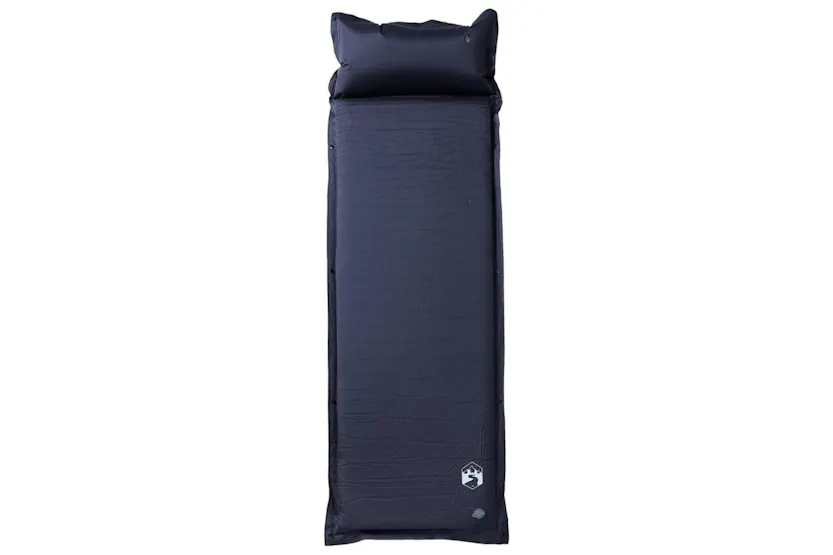 Vidaxl Self Inflating Camping Mattress With Pillow 1-person Grey Vidaxl Self Inflating Camping Mattress With Pillow 1-person Grey
