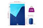 Vidaxl Double Sleeping Bag With Pillows For Adults Camping 3-4 Seasons Vidaxl Double Sleeping Bag With Pillows For Adults Camping 3-4 Seasons