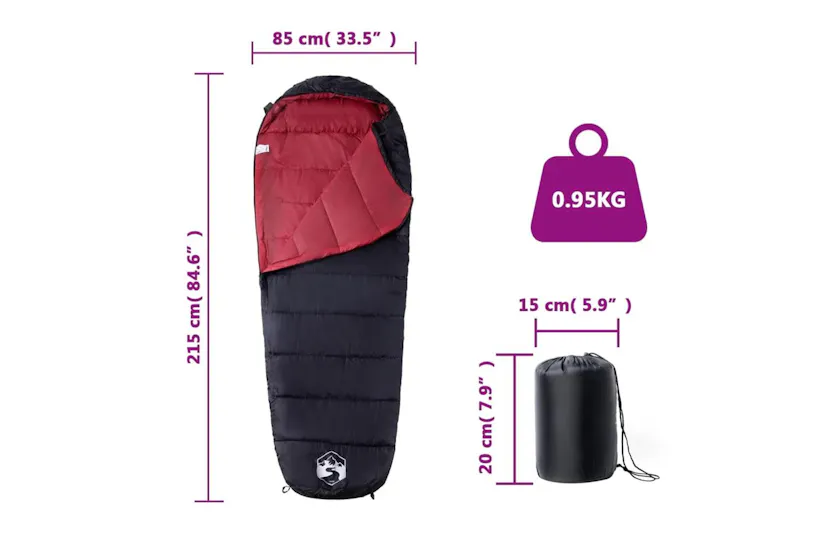 Vidaxl Mummy Sleeping Bag For Adults Camping 3 Seasons Vidaxl Mummy Sleeping Bag For Adults Camping 3 Seasons