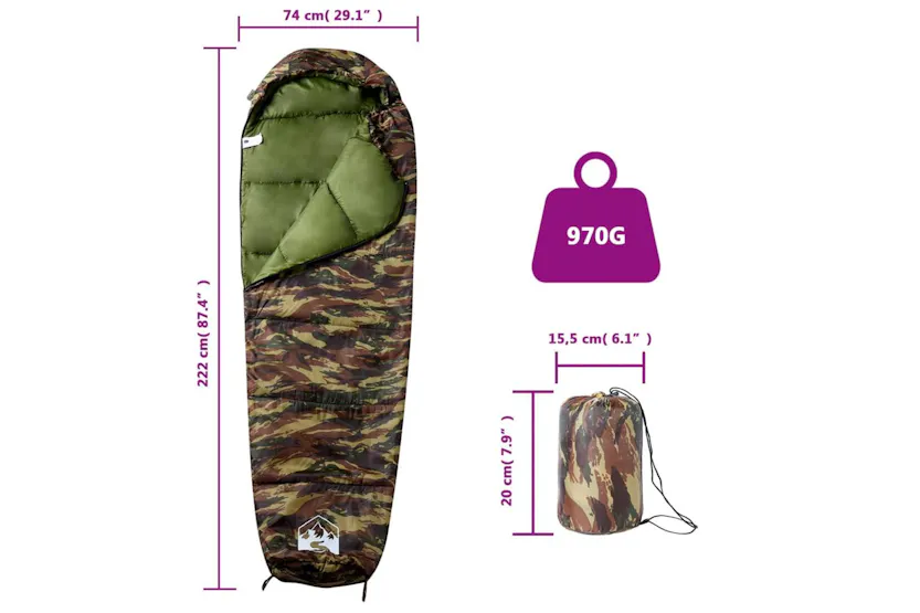 Vidaxl Mummy Sleeping Bag For Adults Camping 3 Seasons Vidaxl Mummy Sleeping Bag For Adults Camping 3 Seasons