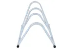 Vidaxl Bicycle Stand For 4 Bikes Floor Freestanding Galvanised Steel Vidaxl Bicycle Stand For 4 Bikes Floor Freestanding Galvanised Steel