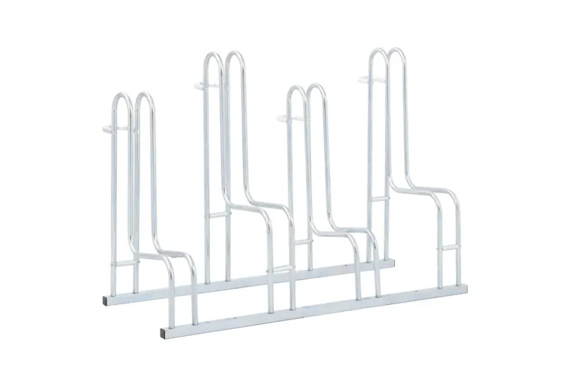 Vidaxl Bicycle Stand For 4 Bikes Floor Freestanding Galvanised Steel Vidaxl Bicycle Stand For 4 Bikes Floor Freestanding Galvanised Steel