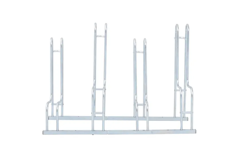 Vidaxl Bicycle Stand For 4 Bikes Floor Freestanding Galvanised Steel Vidaxl Bicycle Stand For 4 Bikes Floor Freestanding Galvanised Steel