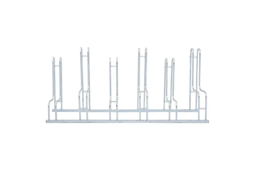 Vidaxl Bicycle Stand For 6 Bikes Floor Freestanding Galvanised Steel Vidaxl Bicycle Stand For 6 Bikes Floor Freestanding Galvanised Steel