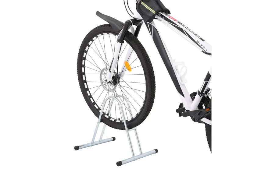 Vidaxl Bicycle Stand For 1 Bike Floor Freestanding Galvanised Steel Vidaxl Bicycle Stand For 1 Bike Floor Freestanding Galvanised Steel