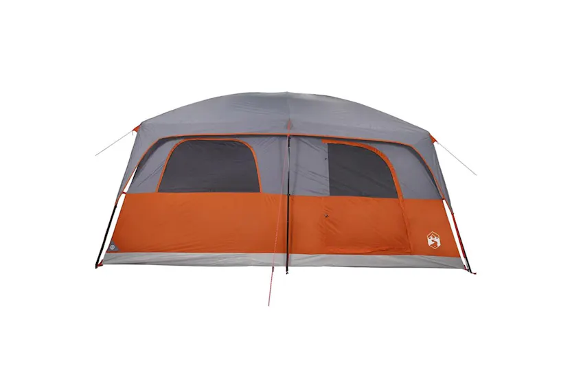 Vidaxl Family Tent Cabin 8-person Grey And Orange Waterproof Vidaxl Family Tent Cabin 8-person Grey And Orange Waterproof