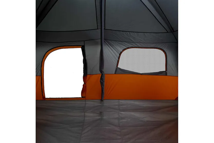Vidaxl Family Tent Cabin 8-person Grey And Orange Waterproof Vidaxl Family Tent Cabin 8-person Grey And Orange Waterproof