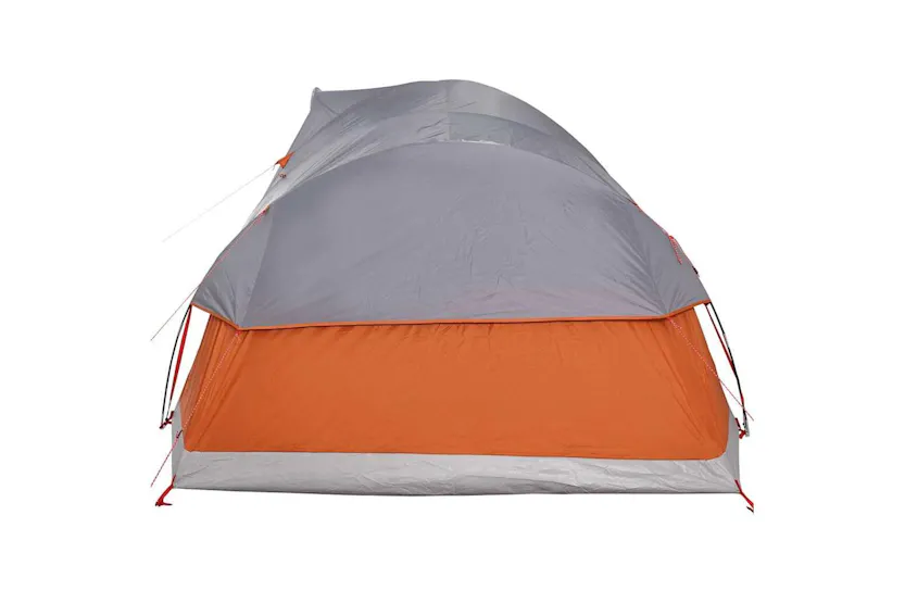 Vidaxl Family Tent Dome 11-person Grey And Orange Waterproof Vidaxl Family Tent Dome 11-person Grey And Orange Waterproof