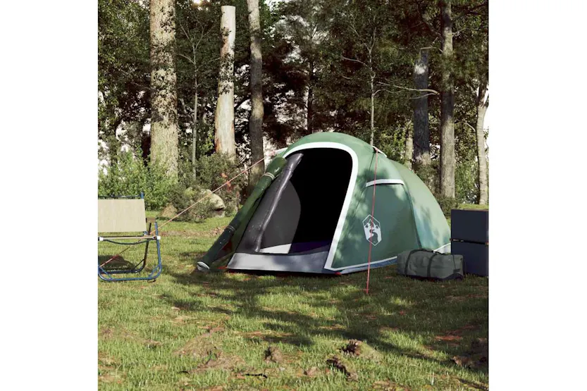 Vidaxl Camping Tent Tunnel 2-person Green Waterproof Vidaxl Camping Tent Tunnel 2-person Green Waterproof