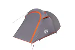 Vidaxl Camping Tent Tunnel 2-person Grey And Orange Waterproof Vidaxl Camping Tent Tunnel 2-person Grey And Orange Waterproof