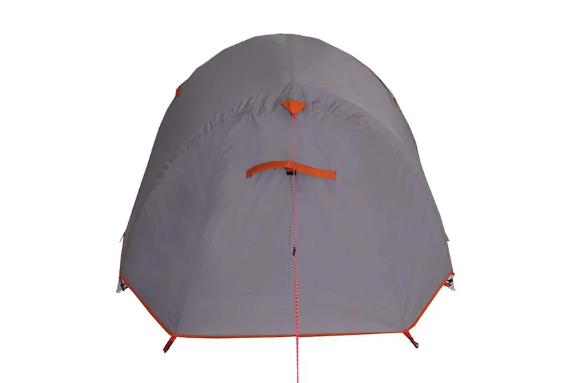 Vidaxl Camping Tent Tunnel 2-person Grey And Orange Waterproof Vidaxl Camping Tent Tunnel 2-person Grey And Orange Waterproof