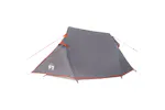 Vidaxl Camping Tent Tunnel 2-person Grey And Orange Waterproof Vidaxl Camping Tent Tunnel 2-person Grey And Orange Waterproof