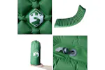 Vidaxl Self Inflating Camping Mattress With Pillow 1-person Green Vidaxl Self Inflating Camping Mattress With Pillow 1-person Green