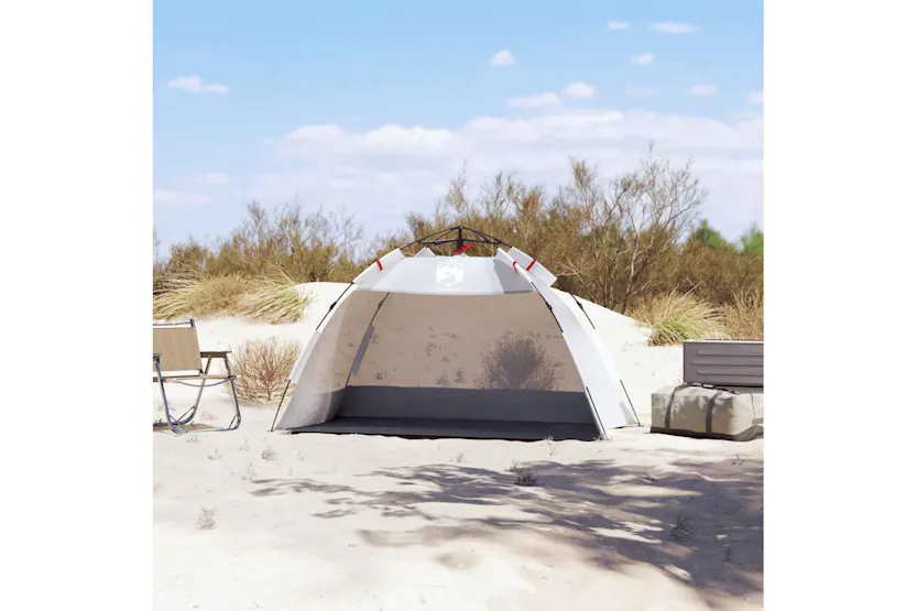 Vidaxl Beach Tent 2-person Grey Quick Release Waterproof Vidaxl Beach Tent 2-person Grey Quick Release Waterproof
