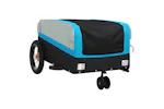 Vidaxl Bike Trailer Black And Blue 30 Kg Iron Vidaxl Bike Trailer Black And Blue 30 Kg Iron