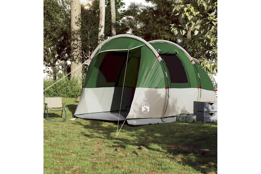 Vidaxl Camping Tent Tunnel 4-person Green Waterproof Vidaxl Camping Tent Tunnel 4-person Green Waterproof