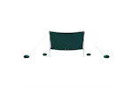 Vidaxl Beach Canopy With Sand Anchors Green 304x300 Cm Vidaxl Beach Canopy With Sand Anchors Green 304x300 Cm