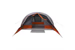 Vidaxl Camping Tent Cabin 4-person Grey And Orange Waterproof Vidaxl Camping Tent Cabin 4-person Grey And Orange Waterproof