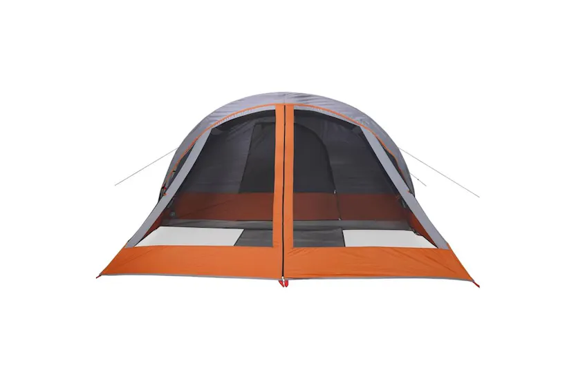Vidaxl Camping Tent Cabin 4-person Grey And Orange Waterproof Vidaxl Camping Tent Cabin 4-person Grey And Orange Waterproof