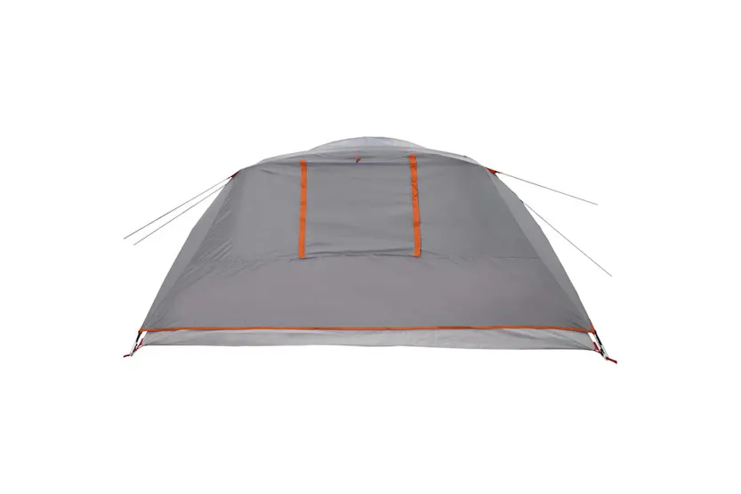 Vidaxl Camping Tent Cabin 4-person Grey And Orange Waterproof Vidaxl Camping Tent Cabin 4-person Grey And Orange Waterproof