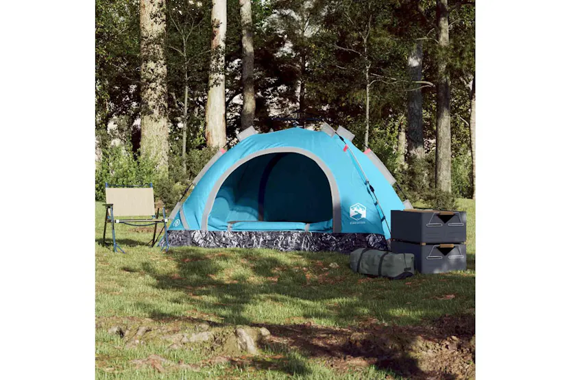 Vidaxl Camping Tent 2-person Blue Quick Release Vidaxl Camping Tent 2-person Blue Quick Release