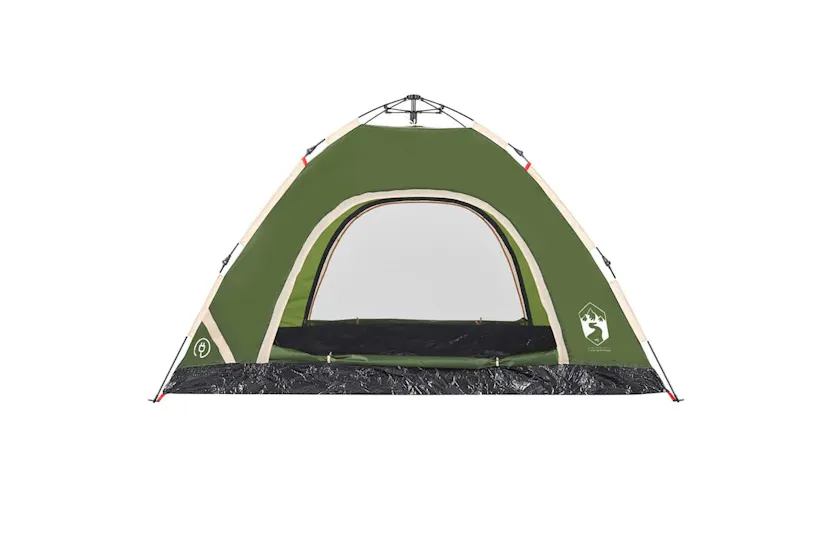 Vidaxl Camping Tent 4-person Green Quick Release Vidaxl Camping Tent 4-person Green Quick Release