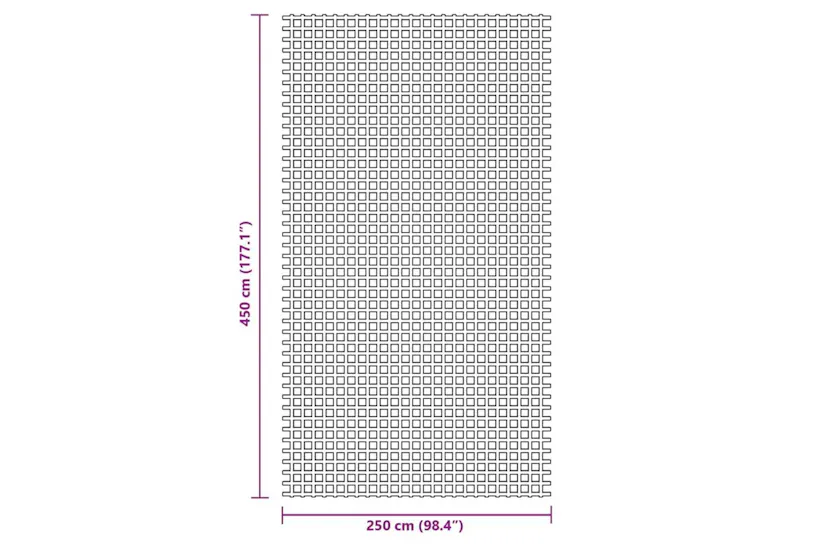 Vidaxl Tent Carpet Green 4.5x2.5 M Vidaxl Tent Carpet Green 4.5x2.5 M