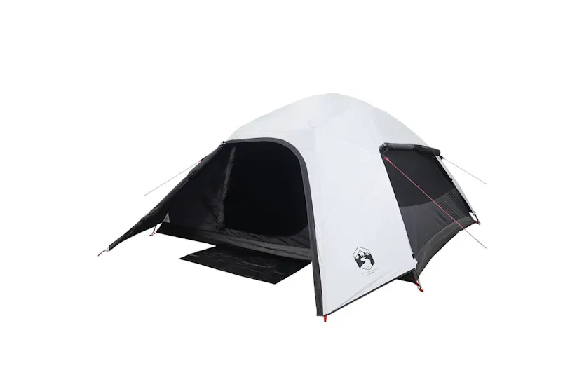 Vidaxl Camping Tent Dome 4-person White Blackout Fabric Waterproof Vidaxl Camping Tent Dome 4-person White Blackout Fabric Waterproof